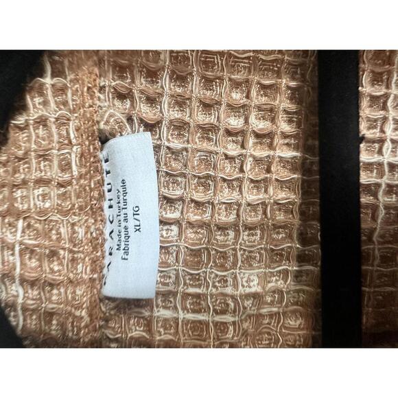 PARACHUTE Terra Brown Turkish cotton waffle weave bath robe XL Unisex - Picture 3 of 3